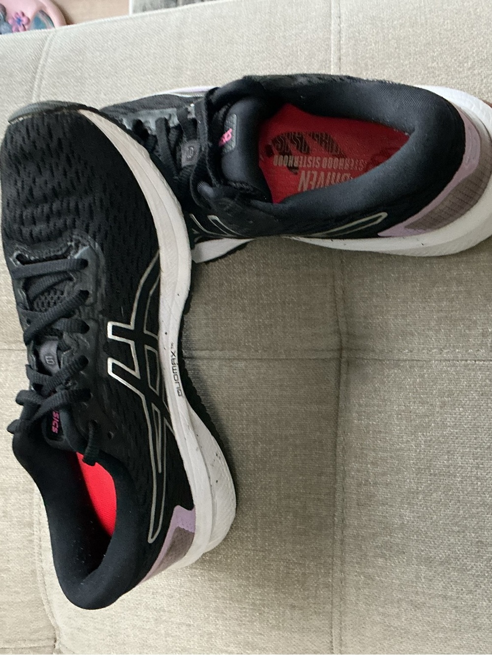 ASICS GT-1000 9 Women’s Size 7 Black Purple Running Shoes 1012A651 Athletic - Picture 16 of 16
